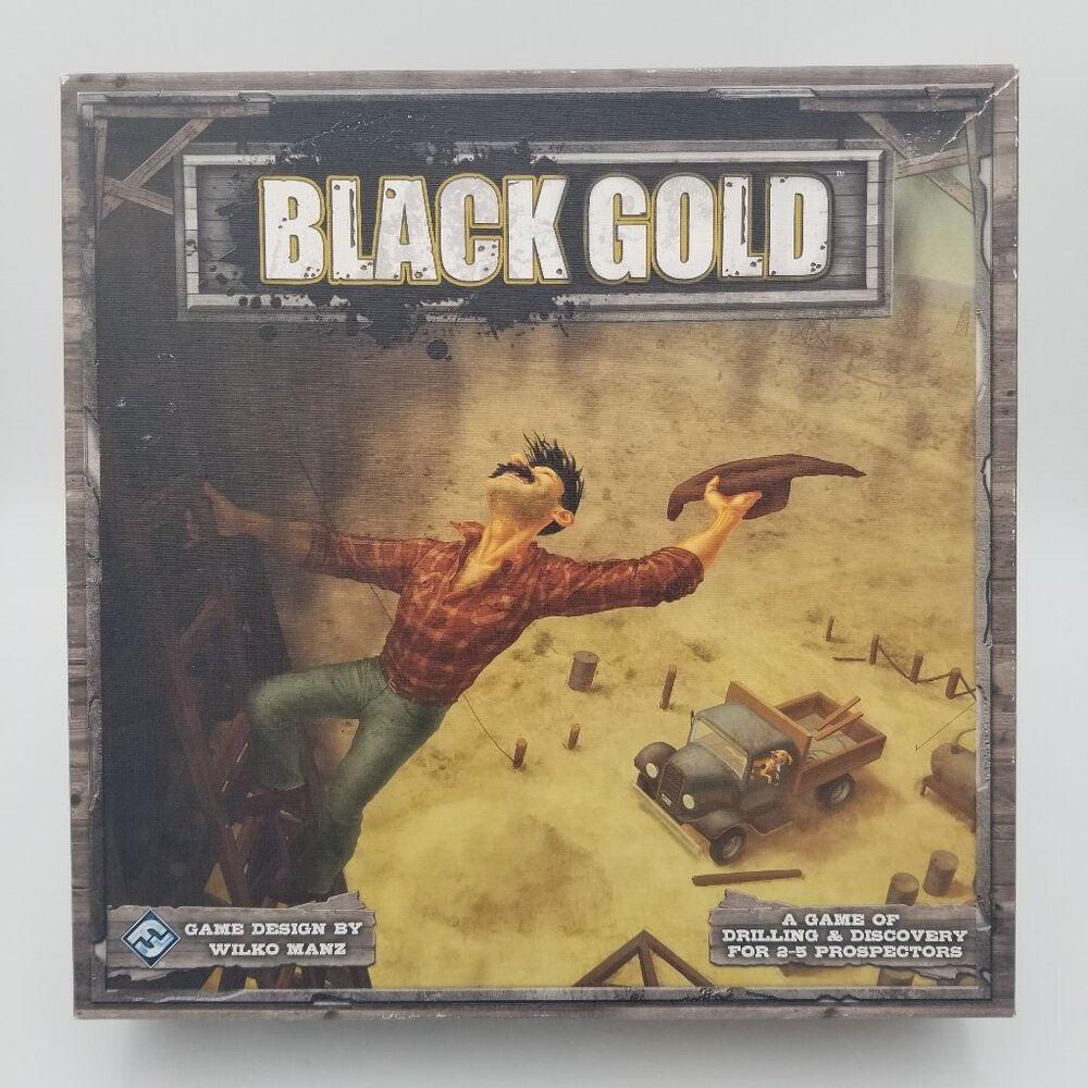 Black Gold ~ a Game of Drilling & Discovery ~ Board Game ~ Fantasy Flight Games